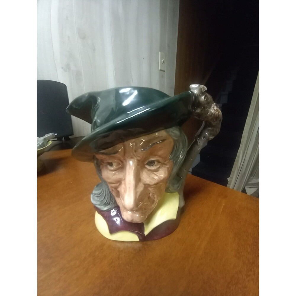 Vintage Royal Doulton Pied Piper Toby Jug D 6403 England Figurine 7" Tall